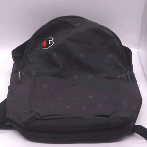 Adult Champion Mochila Backpack - Black Standard Size Excellent Used Condition